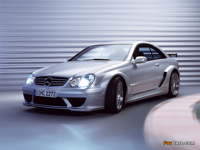 Mercedes-Benz CLK 55 AMG DTM Street Version (C209) 2004 photos (640 x 480)