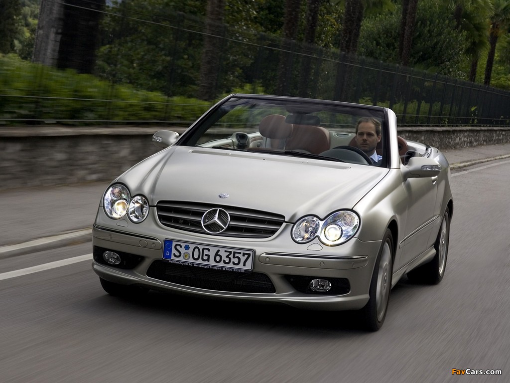 Mercedes-Benz CLK 500 Cabrio by Giorgio Armani (A209) 2004 pictures (1024 x 768)