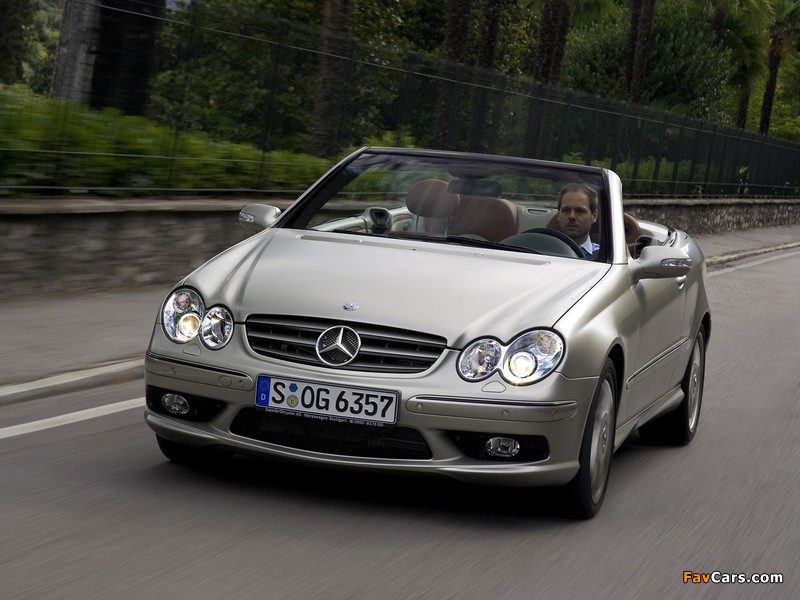 Mercedes-Benz CLK 500 Cabrio by Giorgio Armani (A209) 2004 pictures (800 x 600)