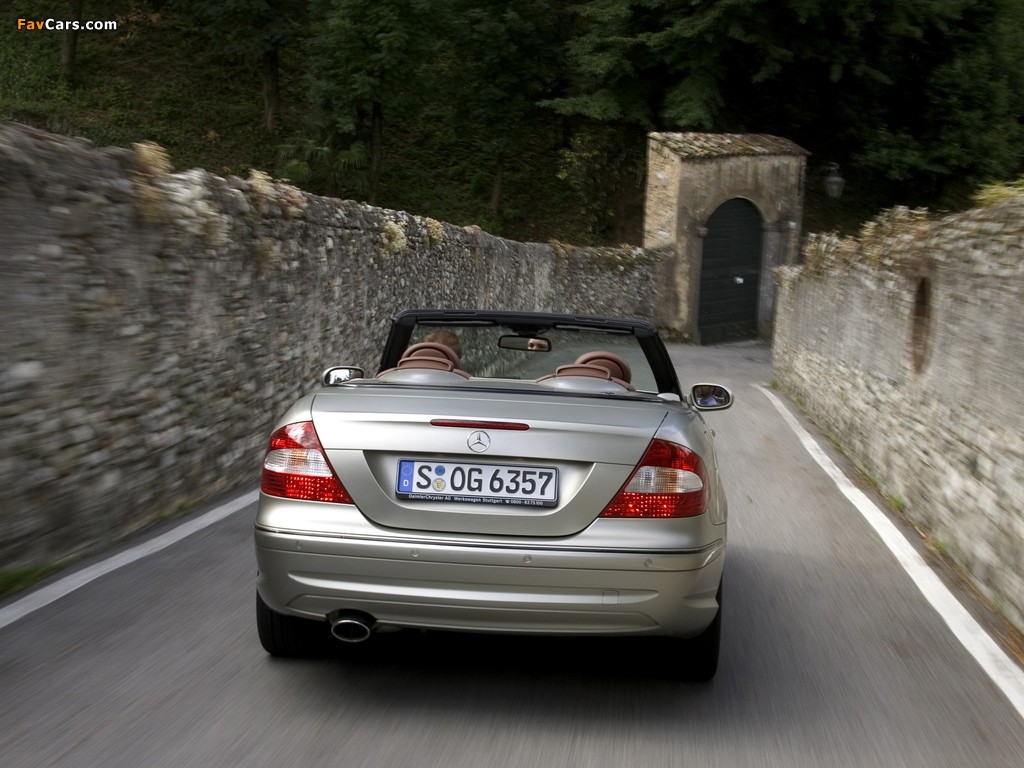 Mercedes-Benz CLK 500 Cabrio by Giorgio Armani (A209) 2004 wallpapers (1024 x 768)