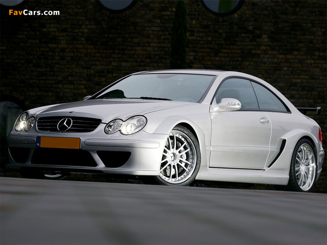 Mercedes-Benz CLK 55 AMG DTM Street Version (C209) 2004 wallpapers (640 x 480)