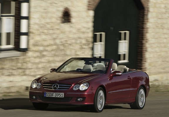 Mercedes-Benz CLK 320 CDI Cabrio (A209) 2005–10 photos