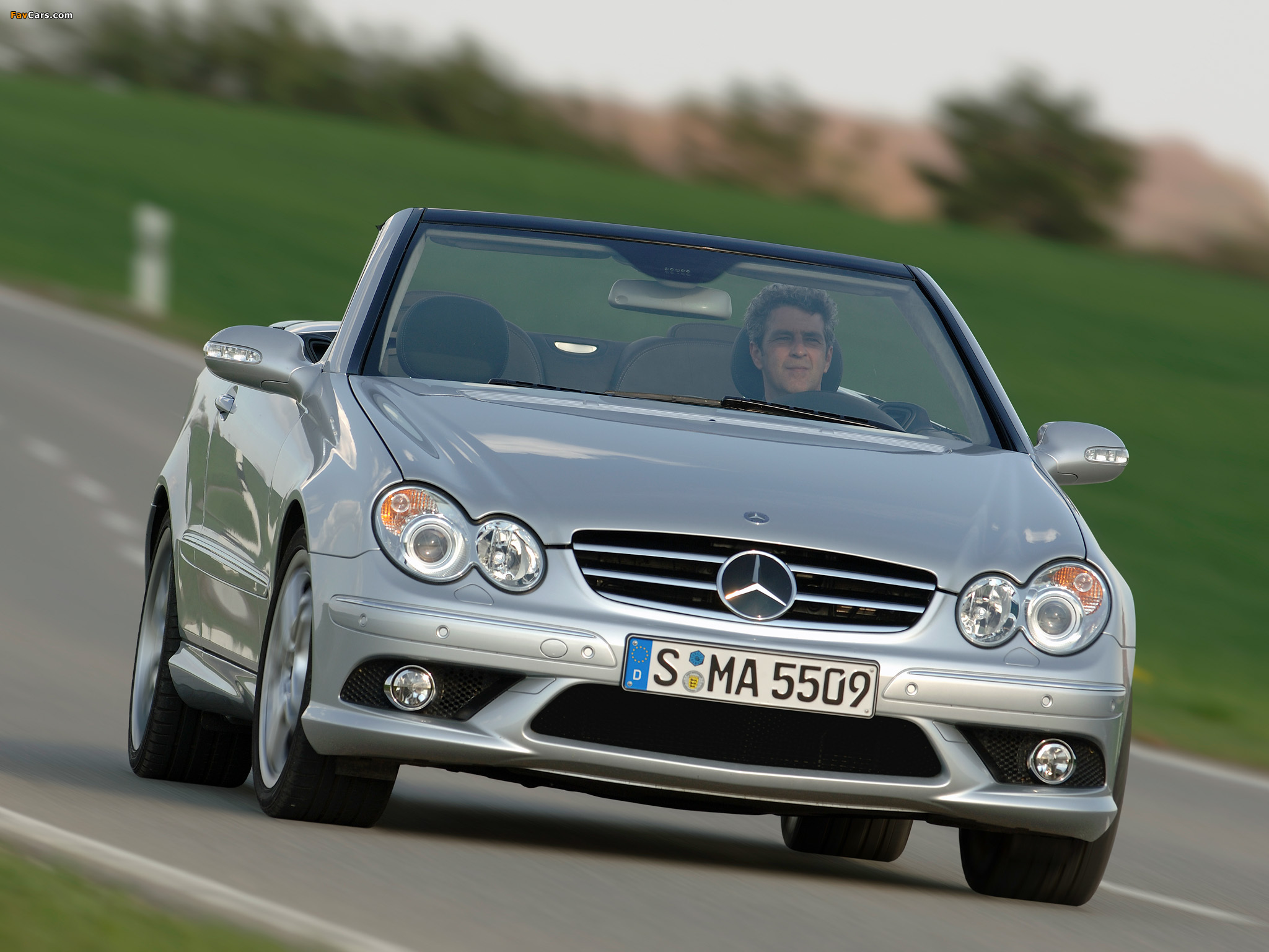 Mercedes-Benz CLK 55 AMG Cabrio (A209) 2005–06 photos (2048 x 1536)