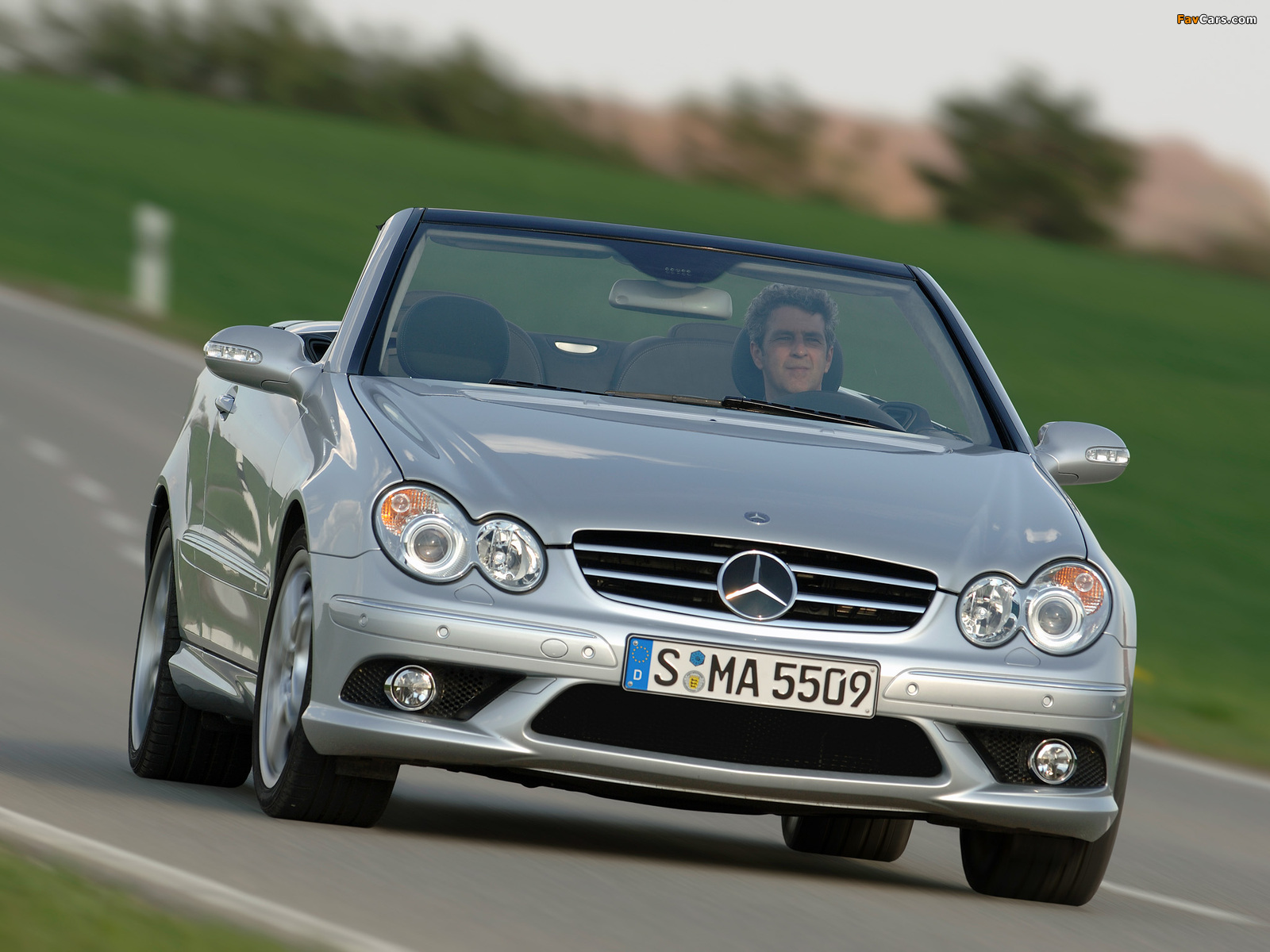 Mercedes-Benz CLK 55 AMG Cabrio (A209) 2005–06 photos (1600 x 1200)