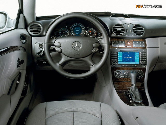 Mercedes-Benz CLK 350 (C209) 2005–09 photos (640 x 480)