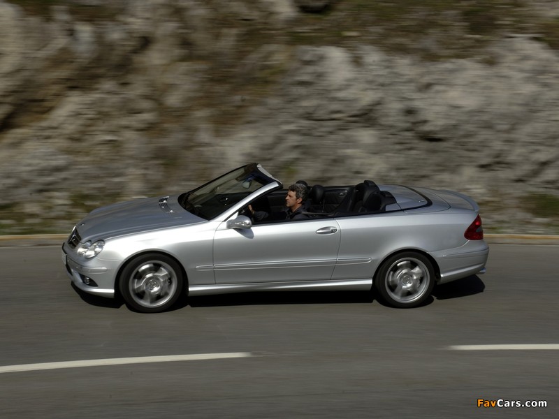 Mercedes-Benz CLK 55 AMG Cabrio (A209) 2005–06 photos (800 x 600)