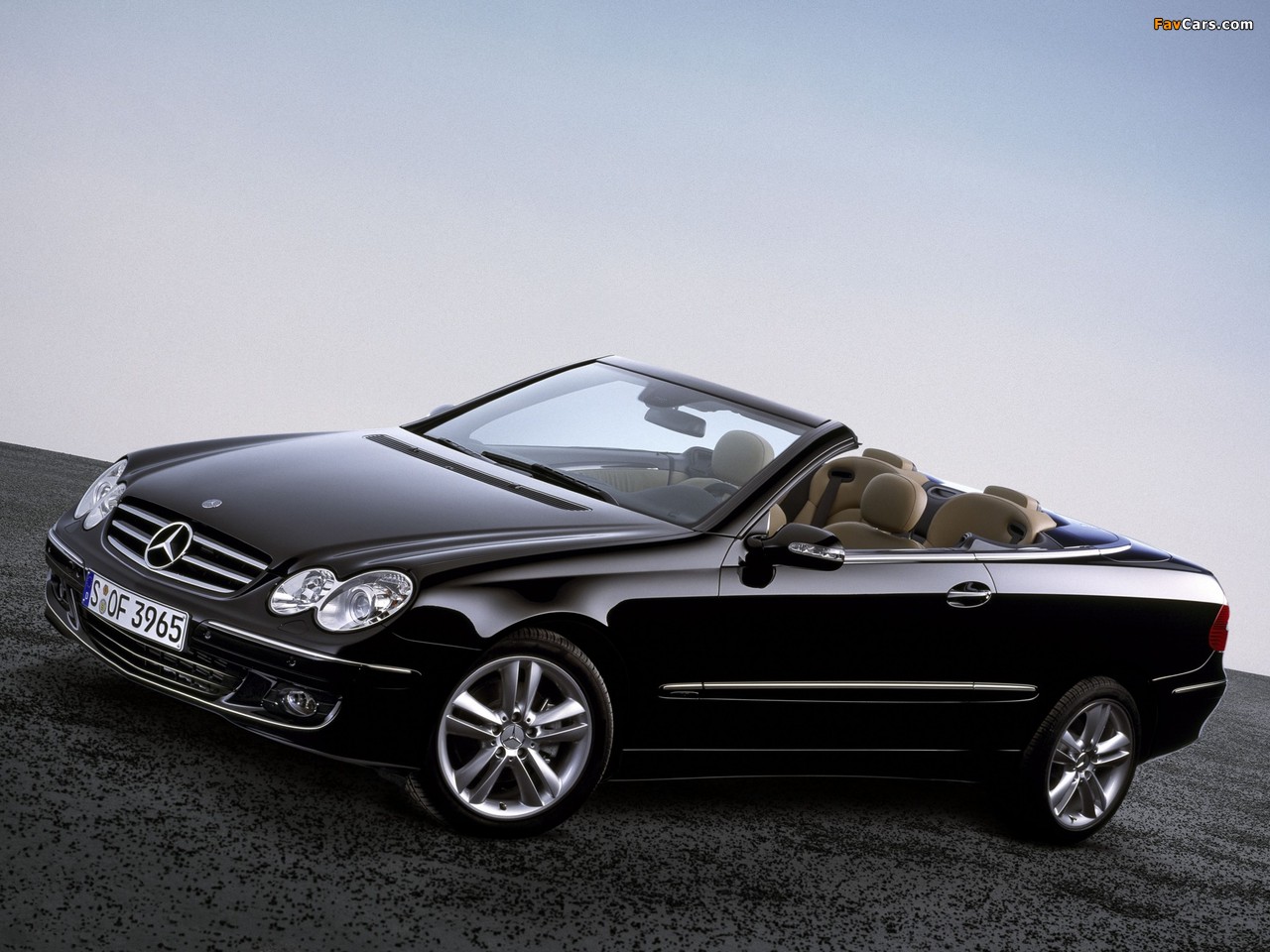 Mercedes-Benz CLK 320 CDI Cabrio (A209) 2005–10 photos (1280 x 960)