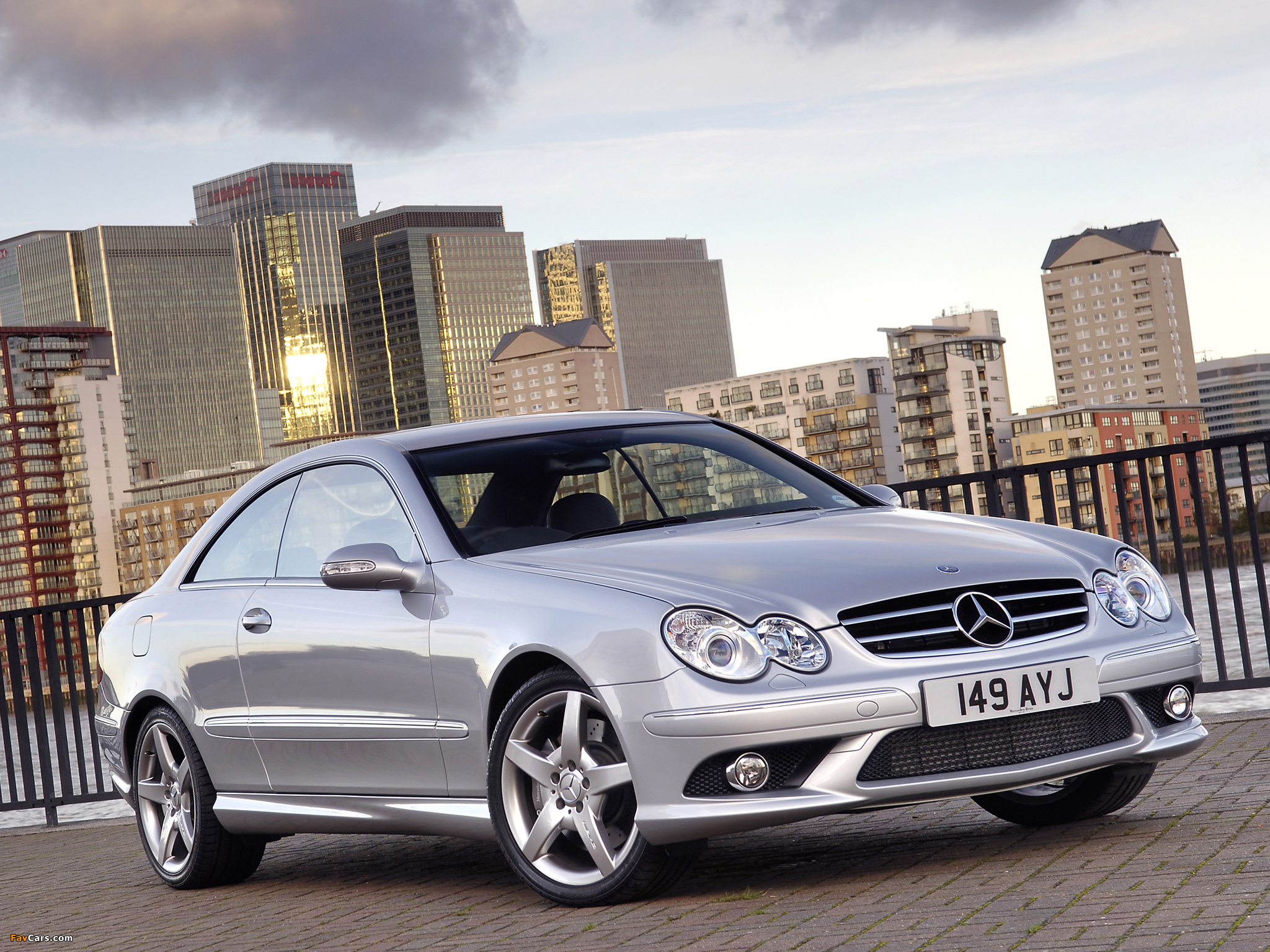 Mercedes-Benz CLK 320 CDI AMG Sports Package UK-spec (C209) 2005–09 pictures (2048 x 1536)