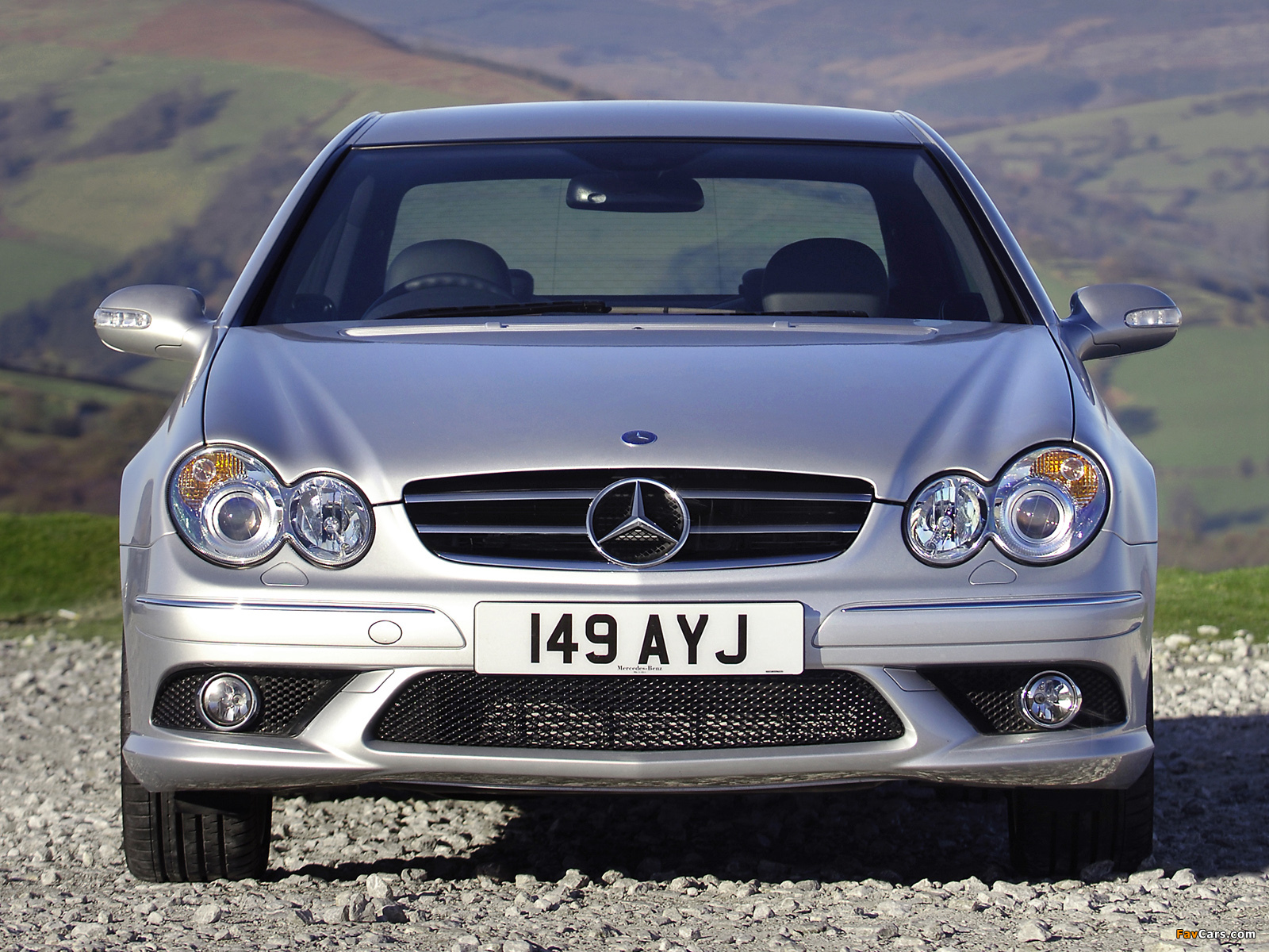 Mercedes-Benz CLK 320 CDI AMG Sports Package UK-spec (C209) 2005–09 wallpapers (1600 x 1200)