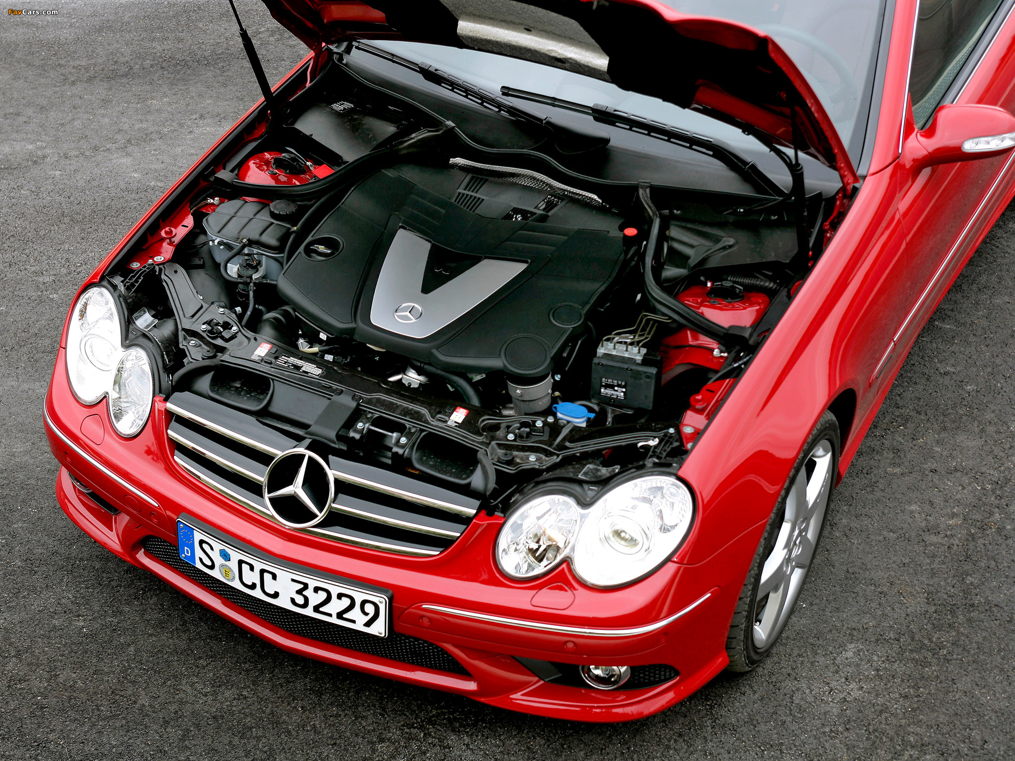 Mercedes-Benz CLK 320 CDI AMG Sports Package (C209) 2005–09 wallpapers (2048 x 1536)