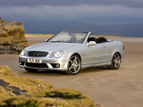 Mercedes-Benz CLK 63 AMG Cabrio UK-spec (A209) 2006–10 photos