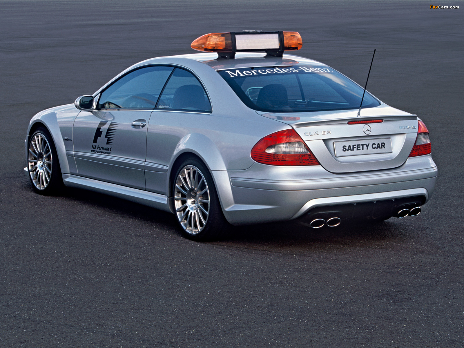 Mercedes-Benz CLK 63 AMG F1 Safety Car (C209) 2006–07 pictures (1600 x 1200)