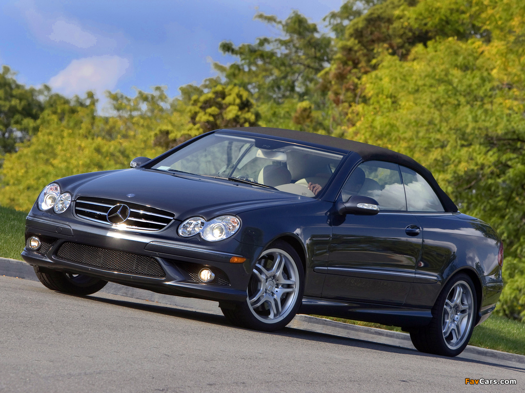 Mercedes-Benz CLK 550 Convertible (A209) 2006–10 pictures (1024 x 768)