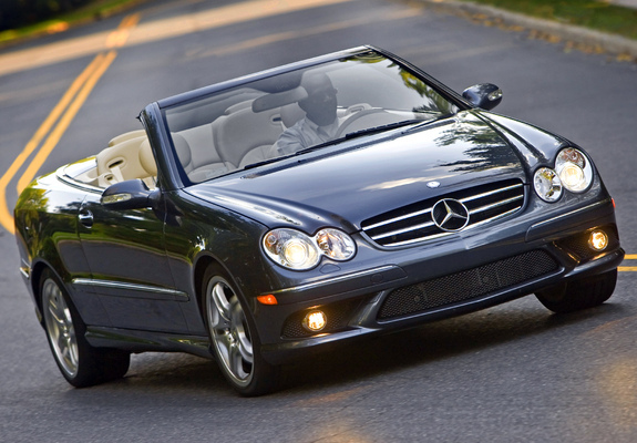 Mercedes-Benz CLK 550 Convertible (A209) 2006–10 wallpapers