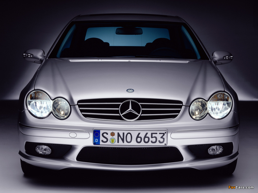 Photos of Mercedes-Benz CLK 55 AMG (C209) 2002–05 (1024 x 768)