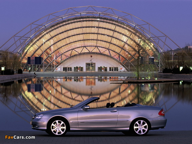 Photos of Mercedes-Benz CLK 240 Cabrio (A209) 2003–05 (640 x 480)