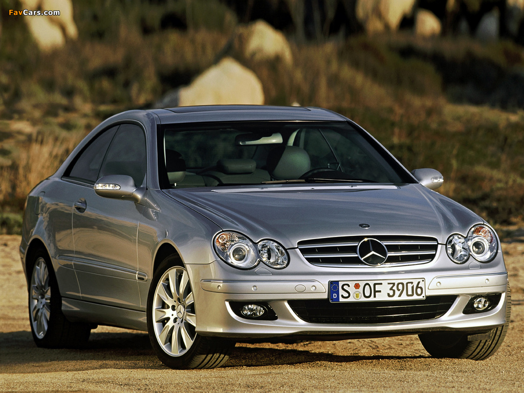 Photos of Mercedes-Benz CLK 350 (C209) 2005–09 (1024 x 768)