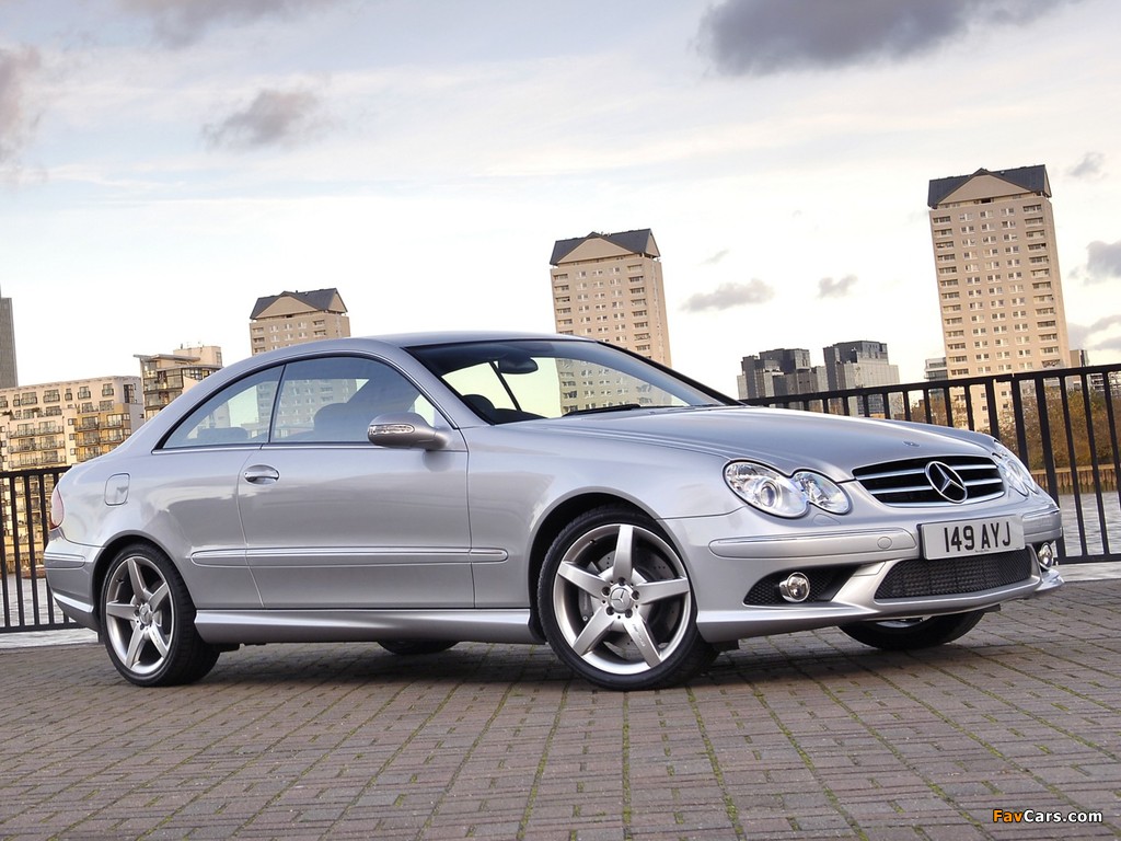 Photos of Mercedes-Benz CLK 320 CDI AMG Sports Package UK-spec (C209) 2005–09 (1024 x 768)