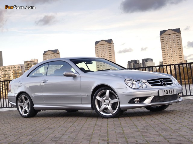 Photos of Mercedes-Benz CLK 320 CDI AMG Sports Package UK-spec (C209) 2005–09 (640 x 480)