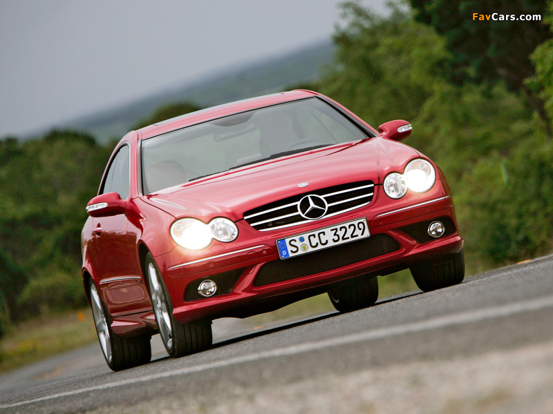 Photos of Mercedes-Benz CLK 320 CDI AMG Sports Package (C209) 2005–09 (800 x 600)