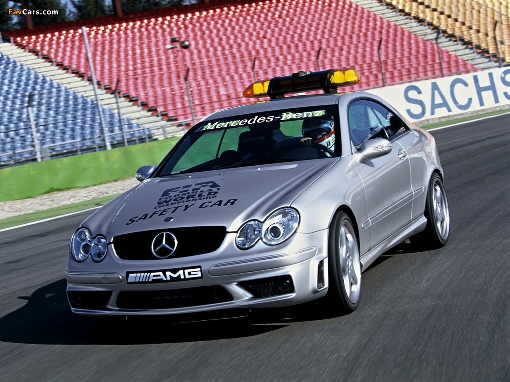Pictures of Mercedes-Benz CLK 55 AMG F1 Safety Car (C209) 2003 (1024 x 768)