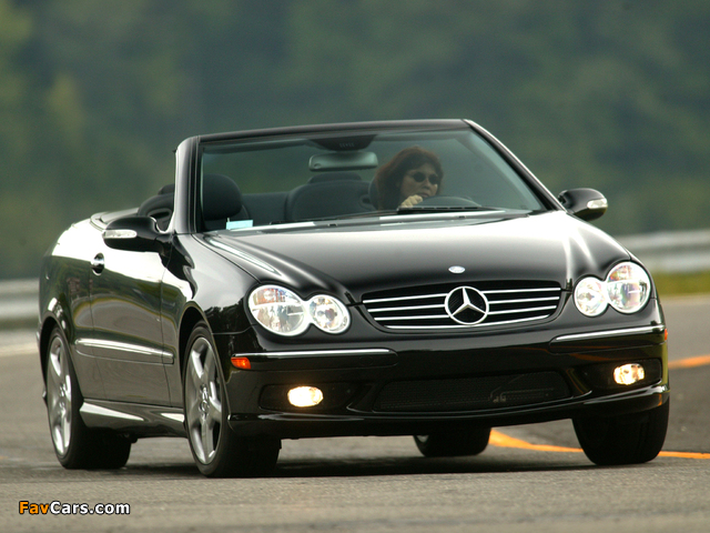 Pictures of Mercedes-Benz CLK 500 Convertible US-spec (A209) 2003–05 (640 x 480)