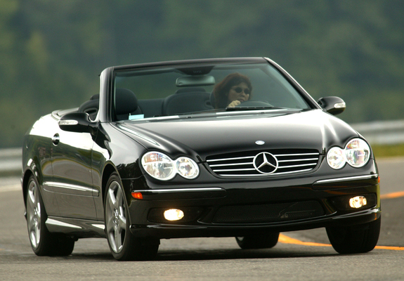 Pictures of Mercedes-Benz CLK 500 Convertible US-spec (A209) 2003–05