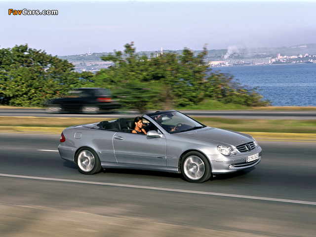 Pictures of Mercedes-Benz CLK 240 Cabrio (A209) 2003–05 (640 x 480)