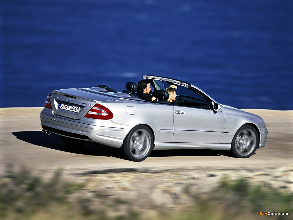 Pictures of Mercedes-Benz CLK 55 AMG Cabrio (A209) 2003–05 (1024 x 768)