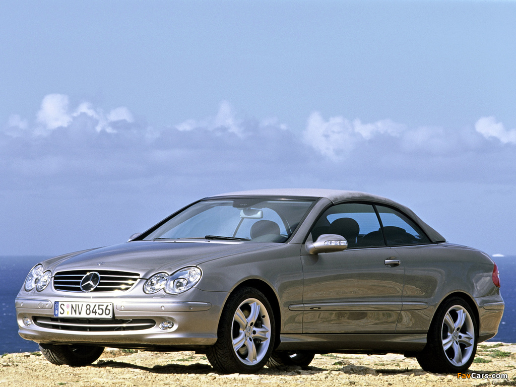 Pictures of Mercedes-Benz CLK 500 Cabrio (A209) 2003–05 (1024 x 768)