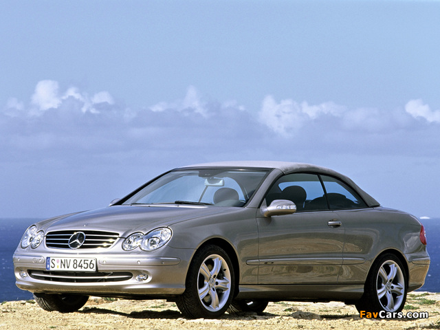 Pictures of Mercedes-Benz CLK 500 Cabrio (A209) 2003–05 (640 x 480)