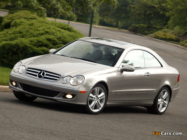 Pictures of Mercedes-Benz CLK 350 US-spec (C209) 2005–09 (640 x 480)