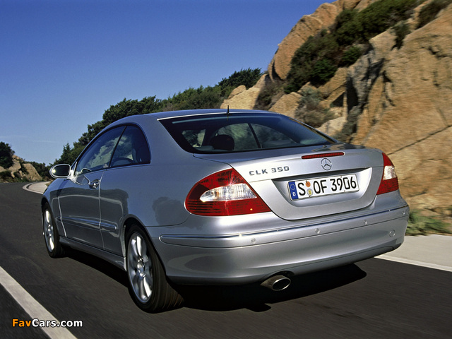 Pictures of Mercedes-Benz CLK 350 (C209) 2005–09 (640 x 480)