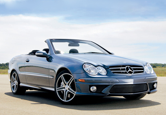 Pictures of Mercedes-Benz CLK 63 AMG Cabrio US-spec (A209) 2006–10