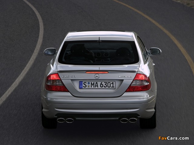 Pictures of Mercedes-Benz CLK 63 AMG (C209) 2006–09 (640 x 480)