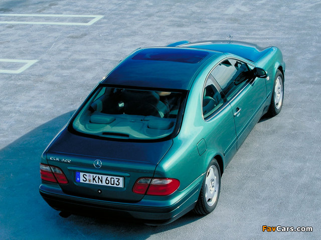 Mercedes-Benz CLK 320 (C208) 1997–2002 wallpapers (640 x 480)