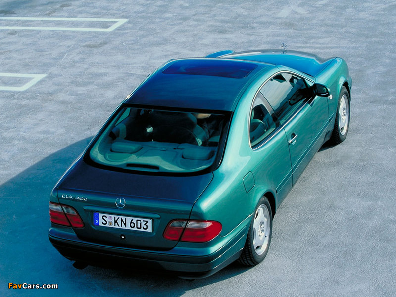 Mercedes-Benz CLK 320 (C208) 1997–2002 wallpapers (800 x 600)