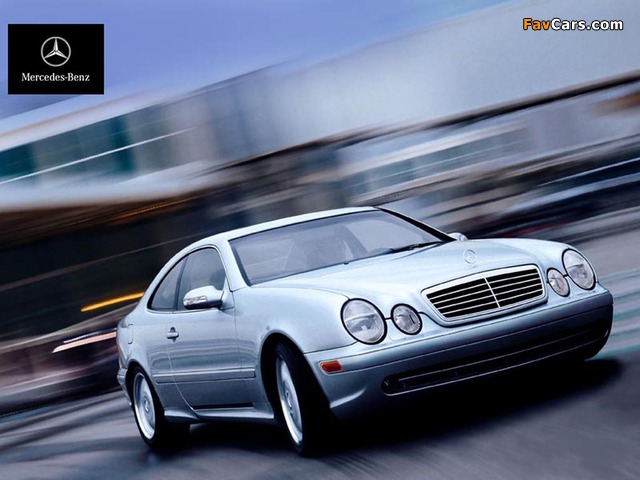 Mercedes-Benz CLK 55 AMG US-spec (C208) 1999–2002 wallpapers (640 x 480)