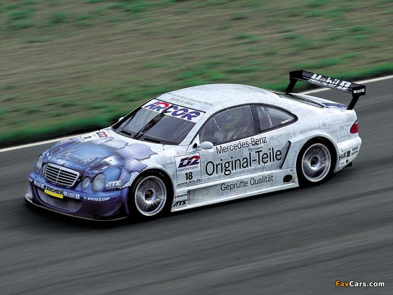 Mercedes-Benz CLK DTM (C208) 2000–02 wallpapers (800 x 600)