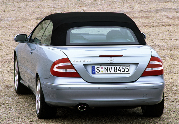 Mercedes-Benz CLK 240 Cabrio (A209) 2003–05 wallpapers