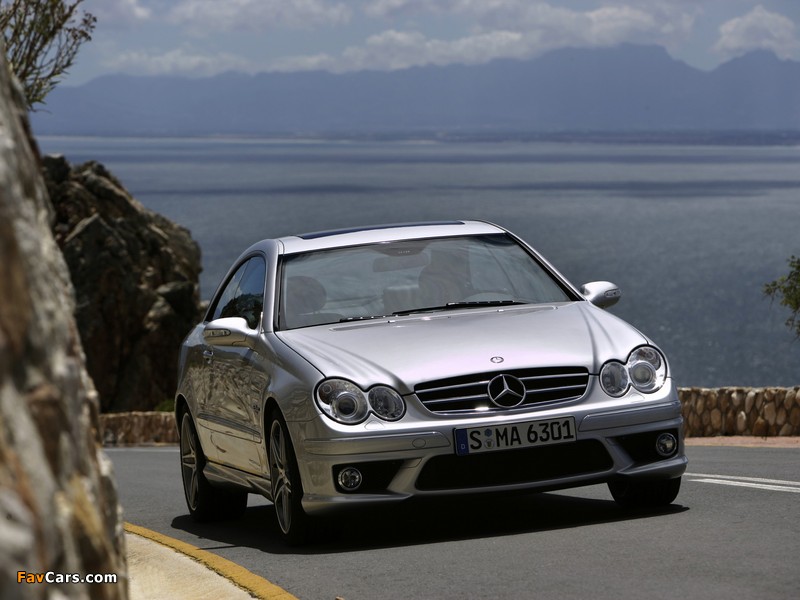Mercedes-Benz CLK 63 AMG (C209) 2006–09 wallpapers (800 x 600)