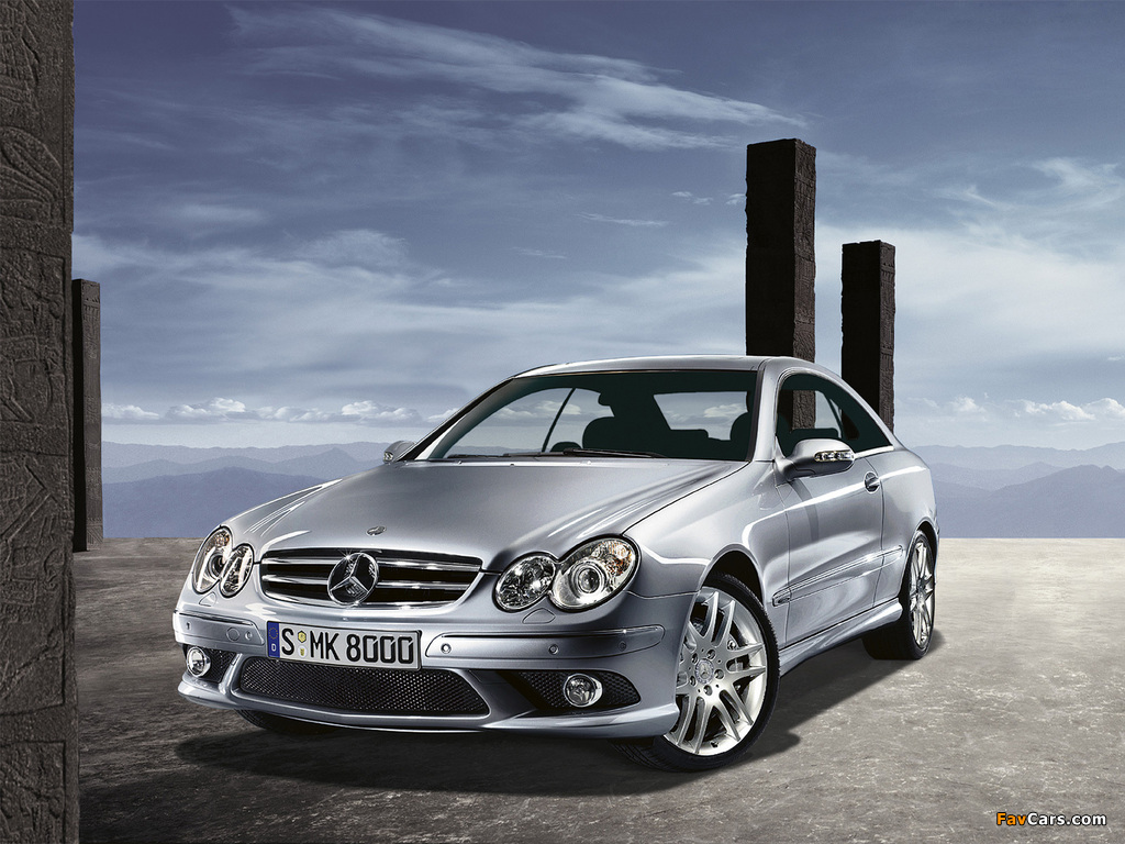 Mercedes-Benz CLK-Klasse Sport Edition (C209) 2007 wallpapers (1024 x 768)