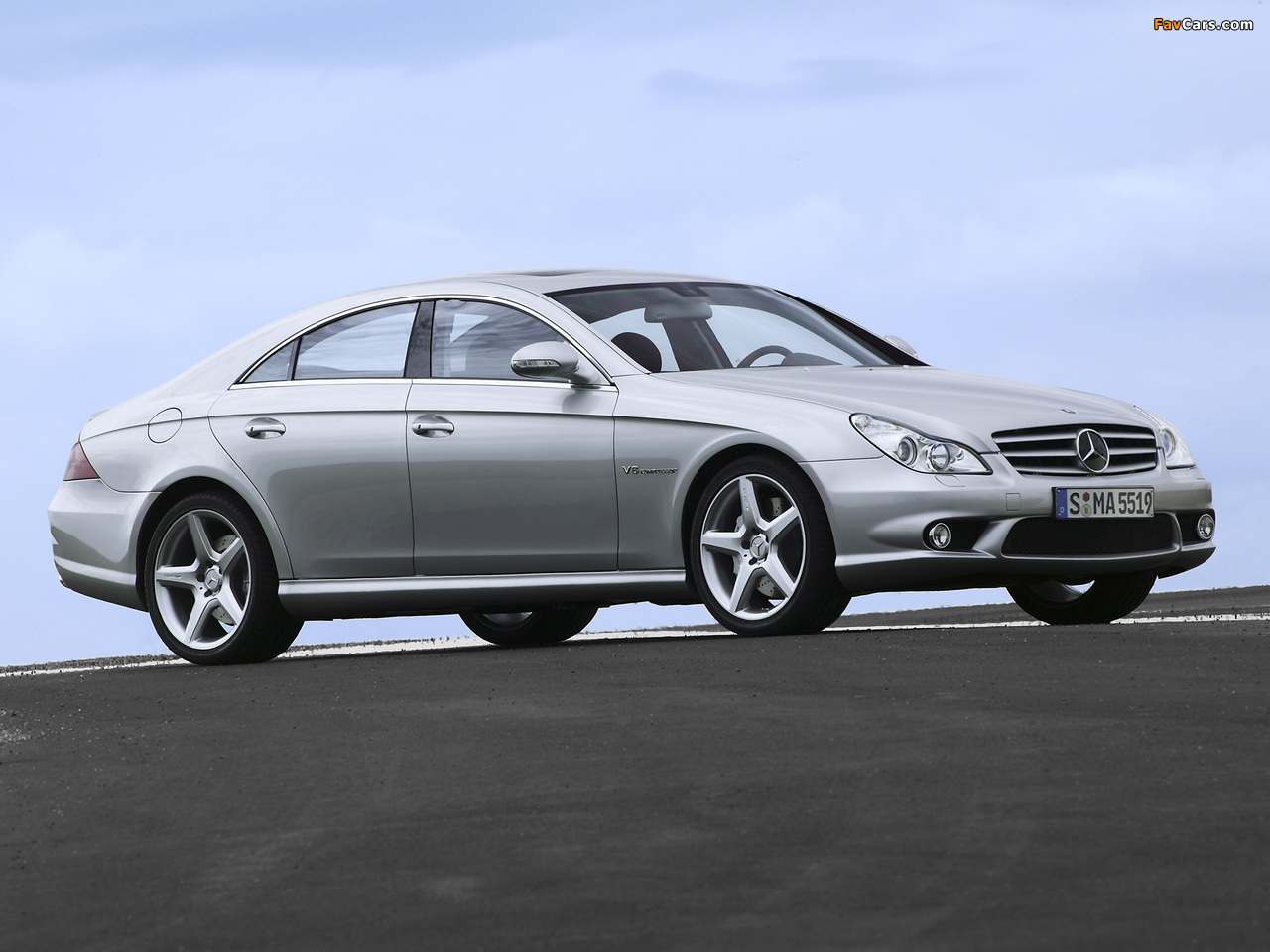 Images of Mercedes-Benz CLS 55 AMG (C219) 2005–10 (1280 x 960)