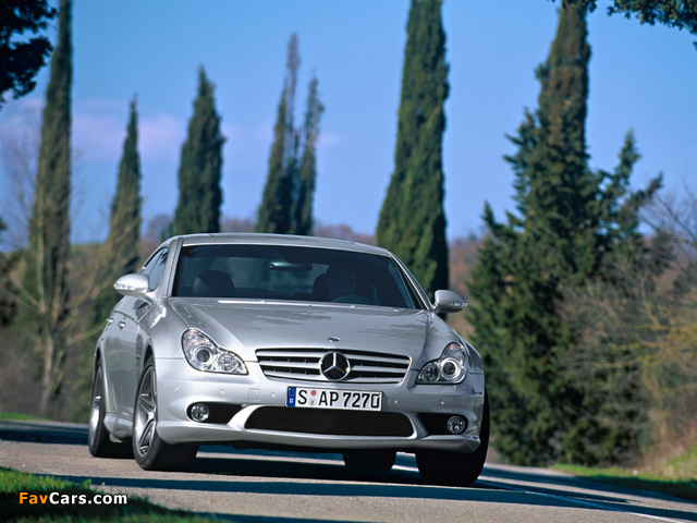 Images of Mercedes-Benz CLS 63 AMG (C219) 2007–08 (640 x 480)