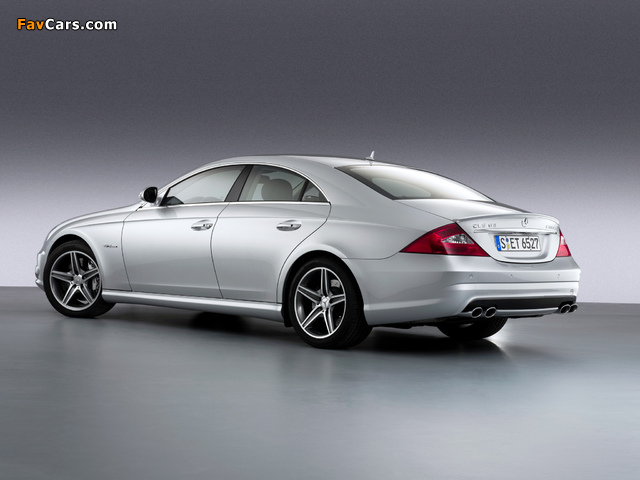 Images of Mercedes-Benz CLS 63 AMG (C219) 2007–08 (640 x 480)