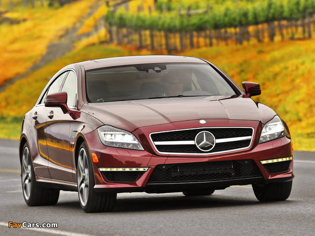 Images of Mercedes-Benz CLS 63 AMG US-spec (C218) 2010 (640 x 480)
