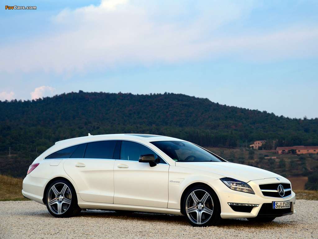 Images of Mercedes-Benz CLS 63 AMG Shooting Brake (X218) 2012 (1024 x 768)