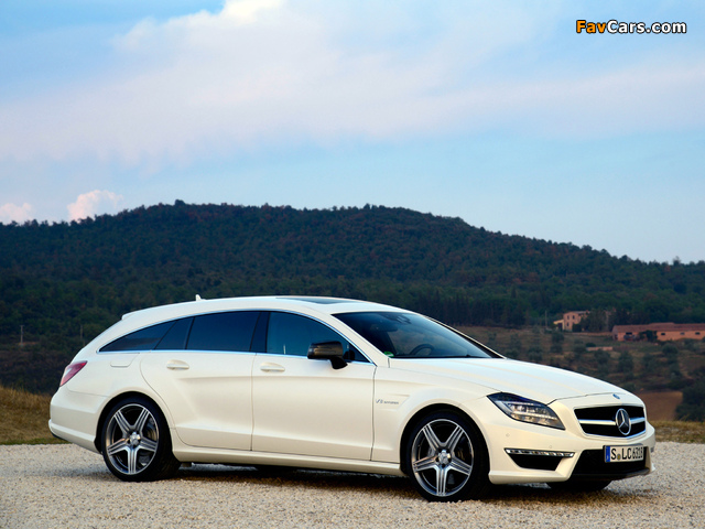 Images of Mercedes-Benz CLS 63 AMG Shooting Brake (X218) 2012 (640 x 480)