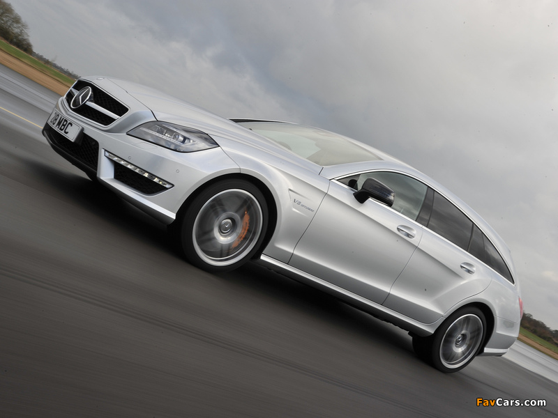 Images of Mercedes-Benz CLS 63 AMG Shooting Brake UK-spec (X218) 2012 (800 x 600)