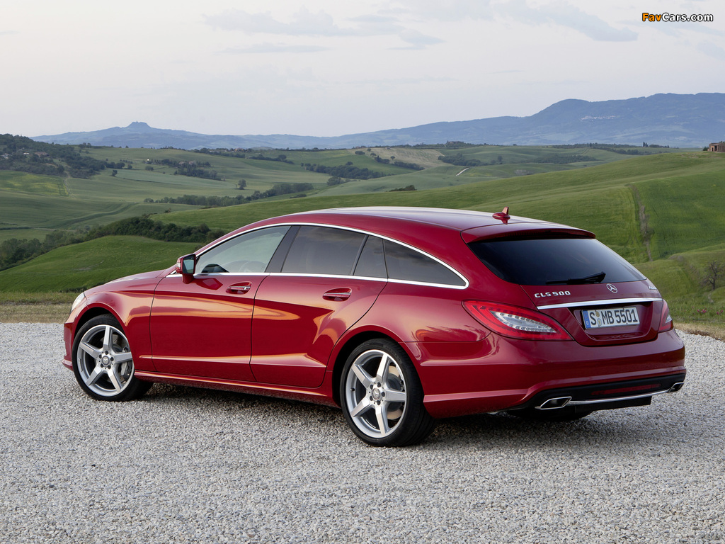 Images of Mercedes-Benz CLS 500 4MATIC Shooting Brake AMG Sports Package (X218) 2012 (1024 x 768)